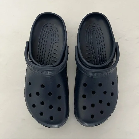 Crocs Men's Navy Blue Classic Clog 11 - Picture 1 of 5
